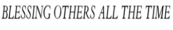 Blessing Others All The Time image