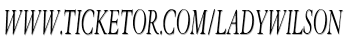 www.ticketor.com/ladywilson image